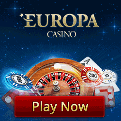Europa Casino, a $2,400 welcome bonus