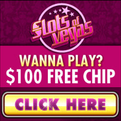 SlotsofVegas casino $100 free chip